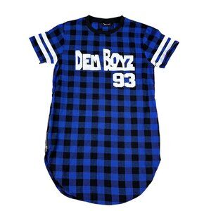 Pizoff Dem Boyz 93 Plaid Side‎ Zipper Womens Shirt Sz Large